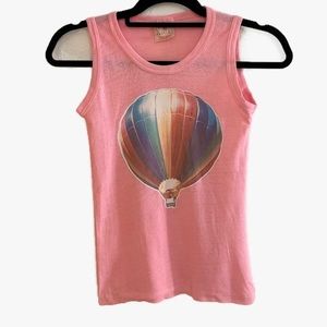 Hot Air Balloon Vintage Tank Top